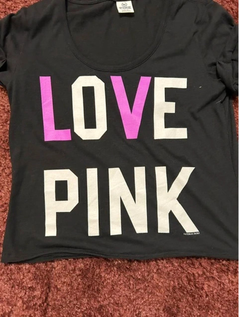 Victorias Secret Pink Cropped tee